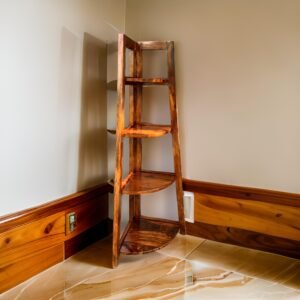 Multi-Layer Wooden Corner Shelves